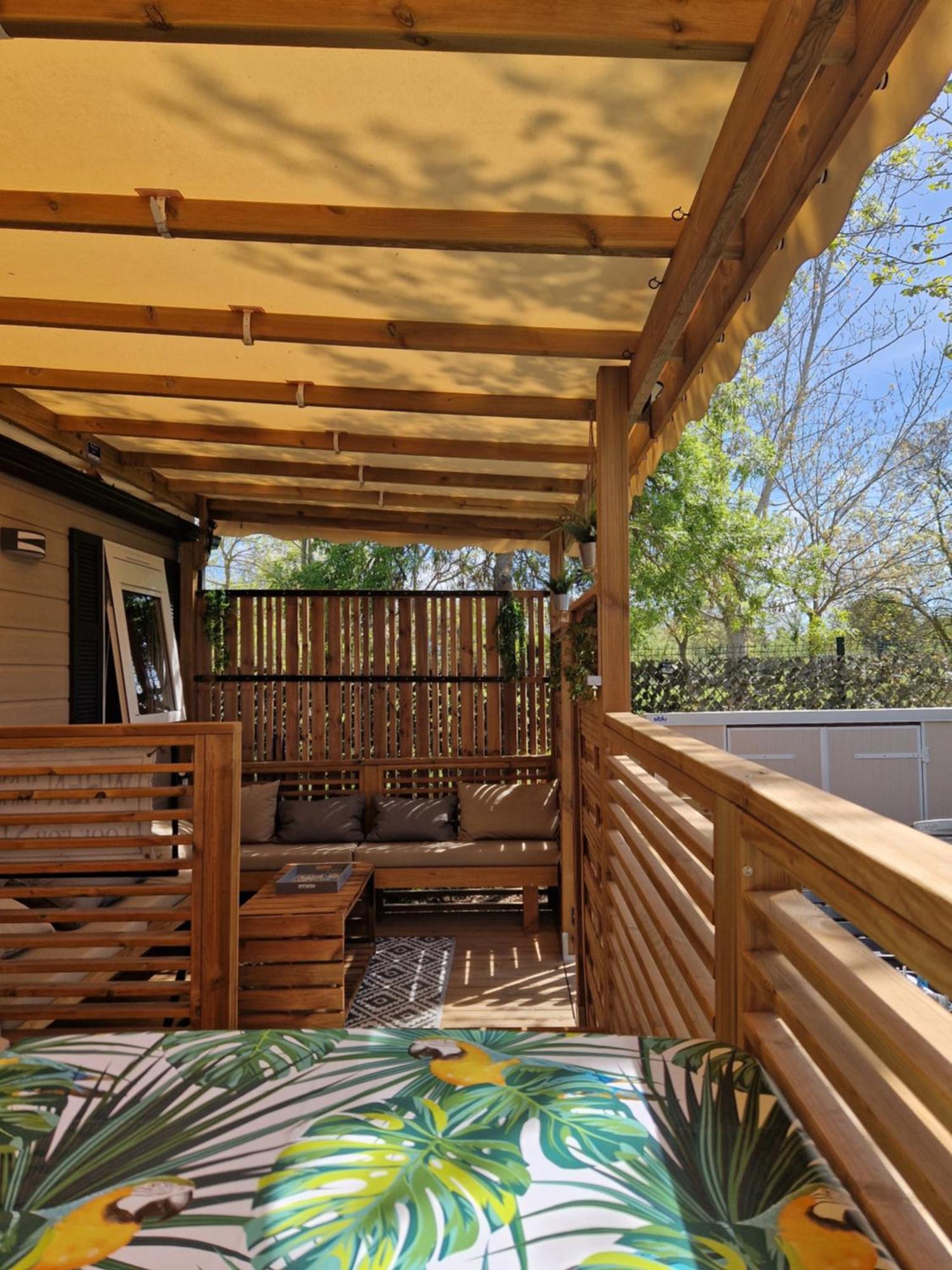 Camping La Carabasse Vias-Plage-T4 Climatise,Tout Confort, Emplacement Calme ! Bagian luar foto